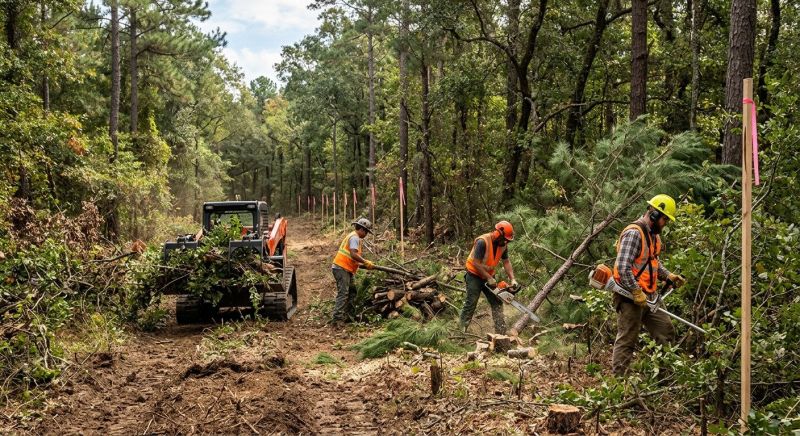 Ground Clearing in Gwinnett County, GA