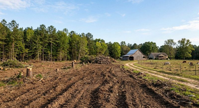 Easement Land Clearing in Cumming, GA