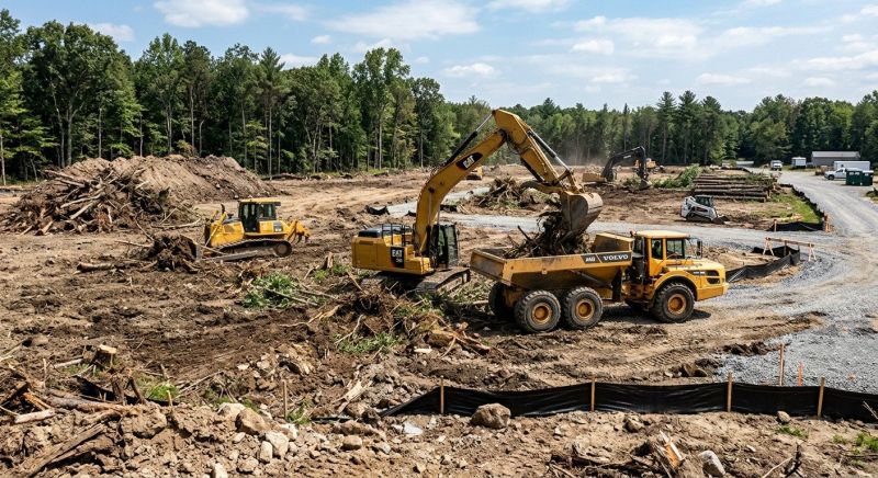 Parking Lot Land Clearing in Marietta, GA